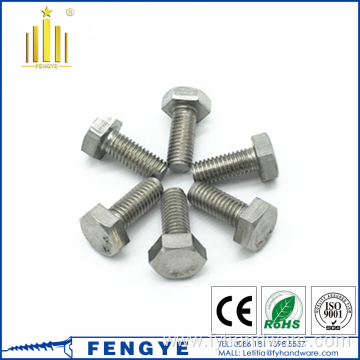 high quality DIN933 titanium hexagon head screws